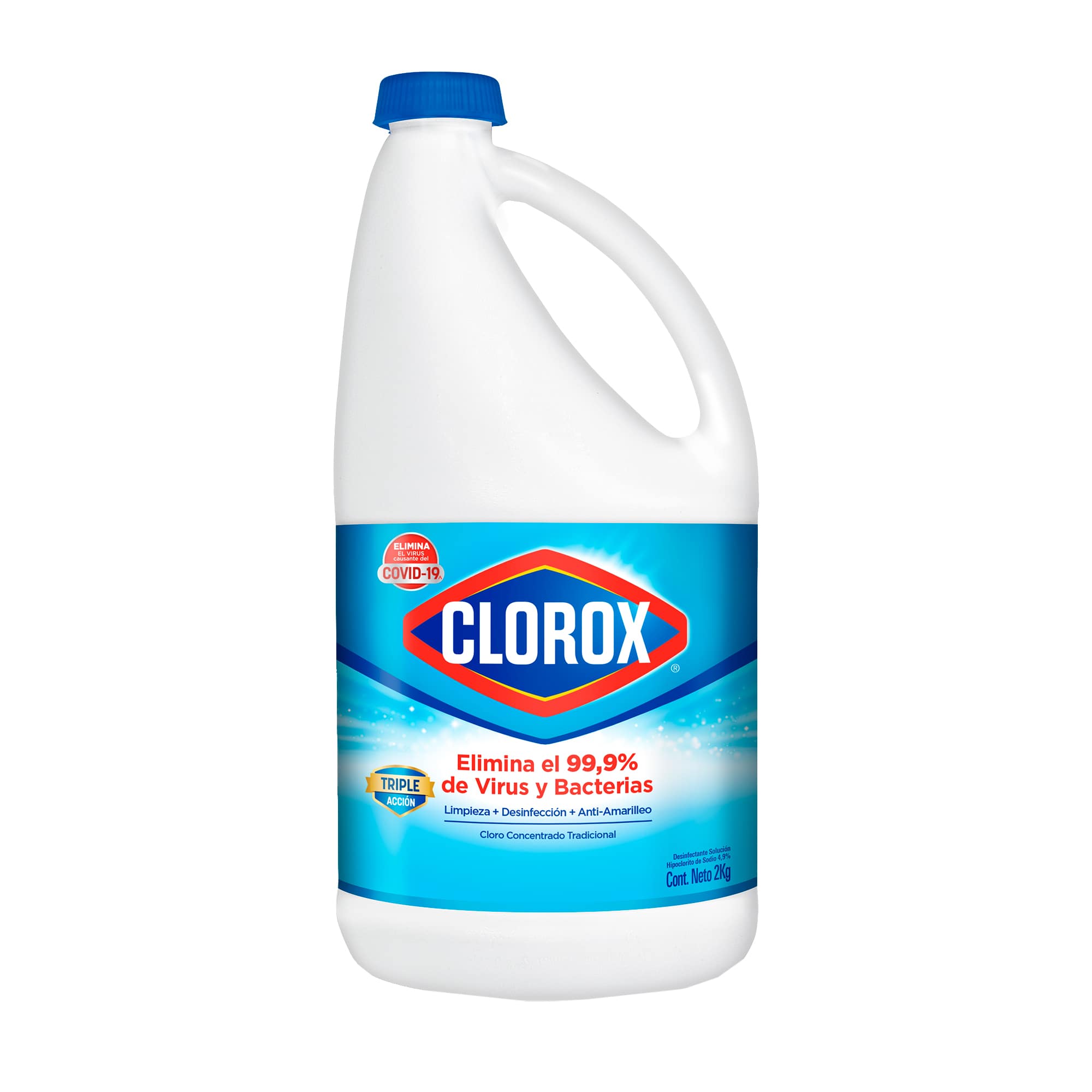 Cloro Líquido Tradicional Clorox ( 2 x 2 KG )