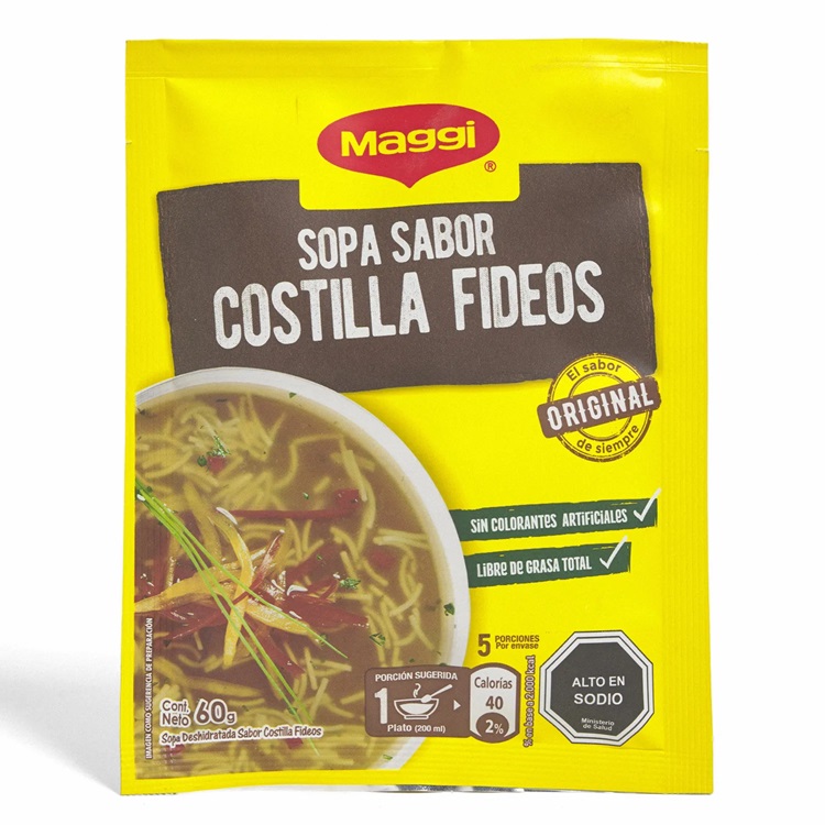 Sopa Costilla Maggi ( 20 UD )