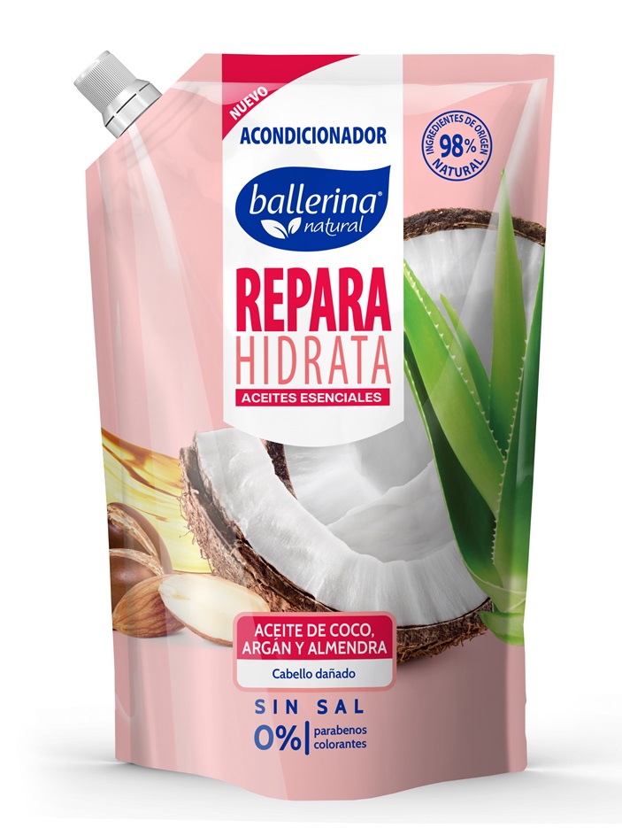 Acondicionador Ballerina Reparación Doypack ( 2 x 750 ML )