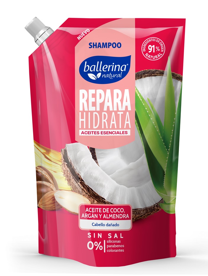 Shampoo Ballerina Reparación Doypack ( 2 x 750 ML )