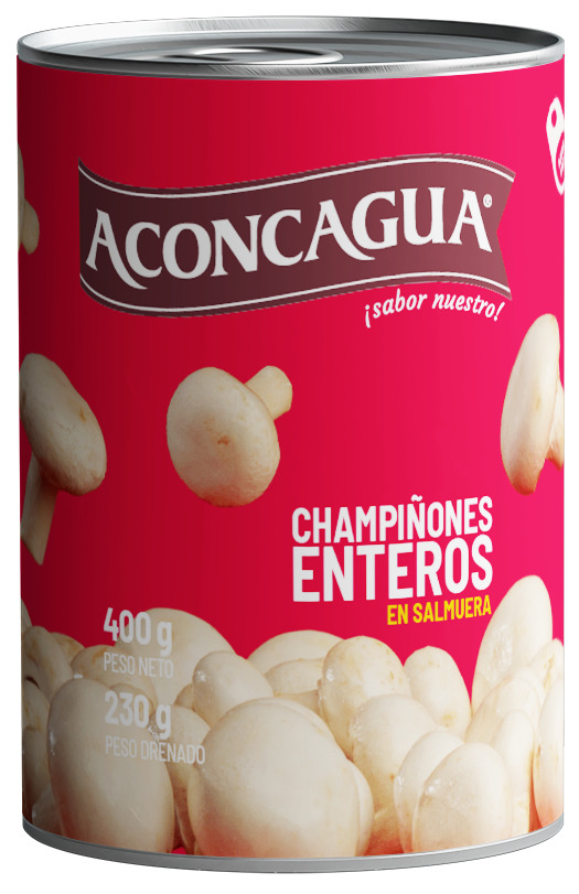 Champiñones Enteros Aconcagua ( 3 x 400 G )