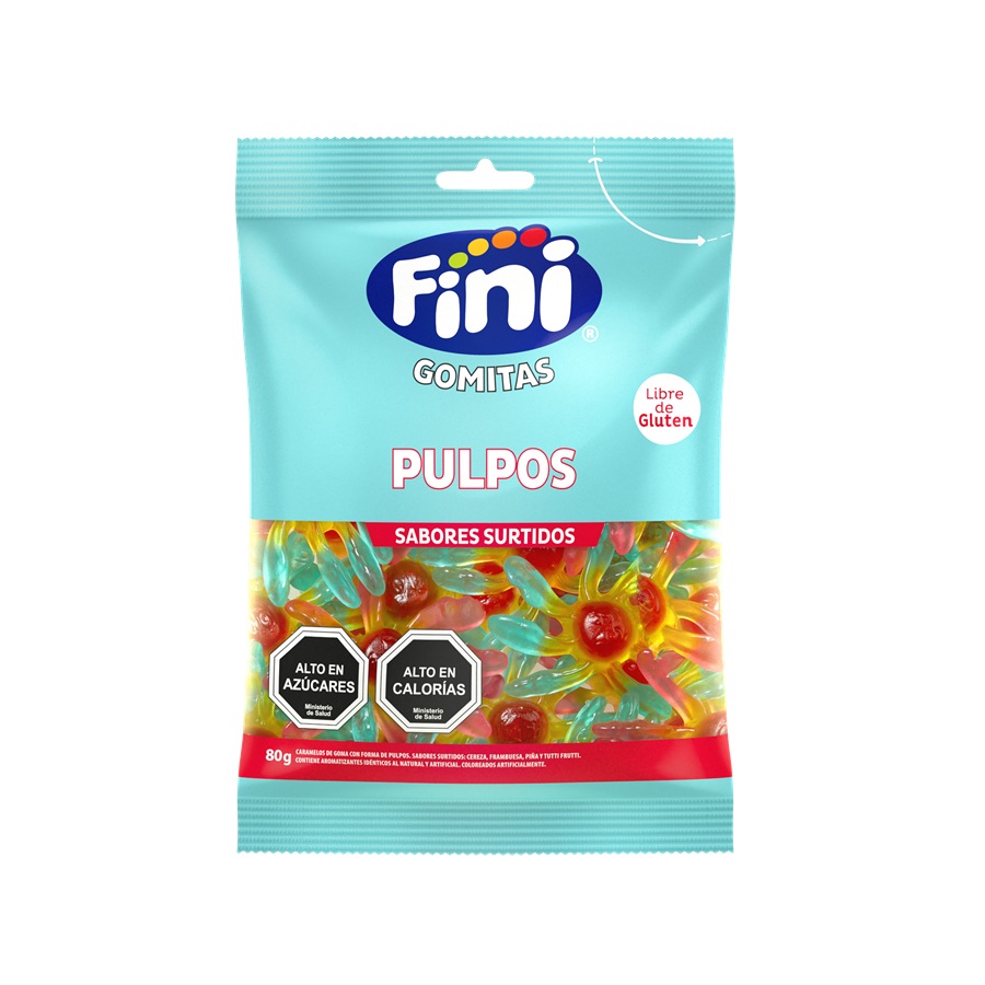 Gomitas Fini Pulpos ( 4 x 80 G )