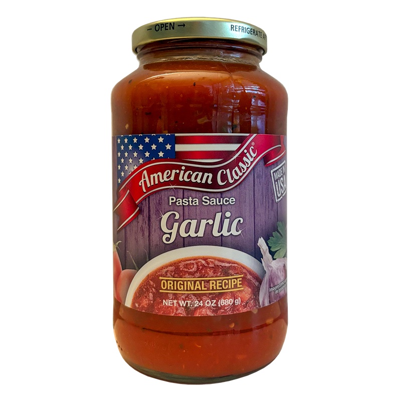 Salsa de Tomates con Ajo American Classic ( 2 x 680 G )