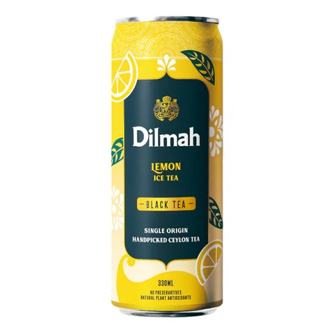 Ice Tea Té Negro con Limón Dilmah ( 3 x 330 ML )