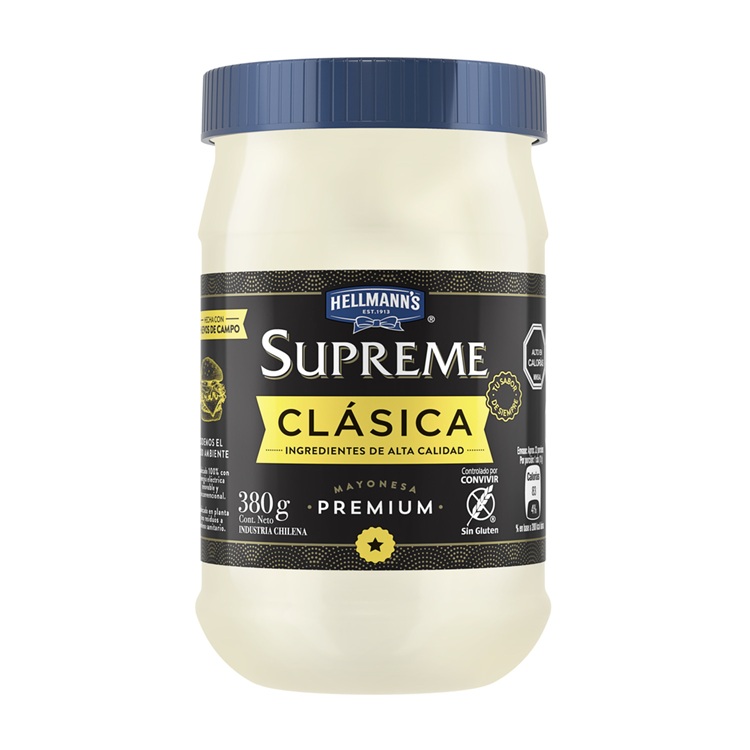 Mayonesa Hellmanns Supreme Clásica ( 3 x 380 G )