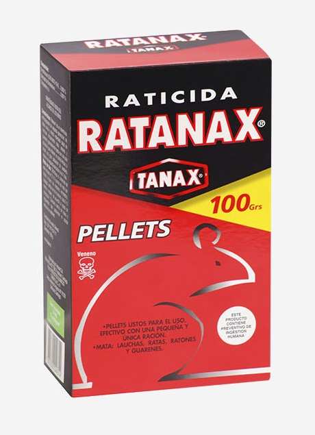 Raticida Pellet Ratanax ( 3 x 100 G )