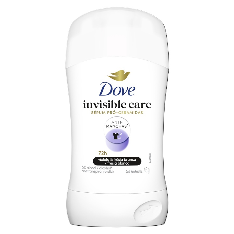 Desodorante Antitranspirante Barra Dove Woman Invisible Care ( 3 x 45 G )