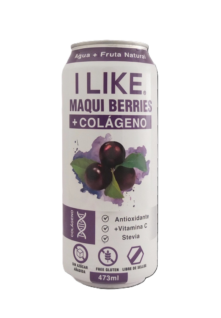 Agua Maqui Berries Colágeno I Like ( 3 x 473 ML )