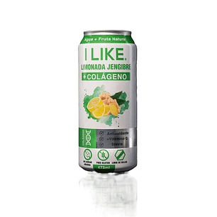 Agua Limonada Jengibre Colágeno I Like ( 3 x 473 ML )