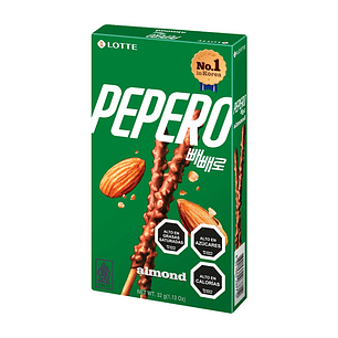 Galleta Chocolate Almendra Pepero ( 4 x 32 G )