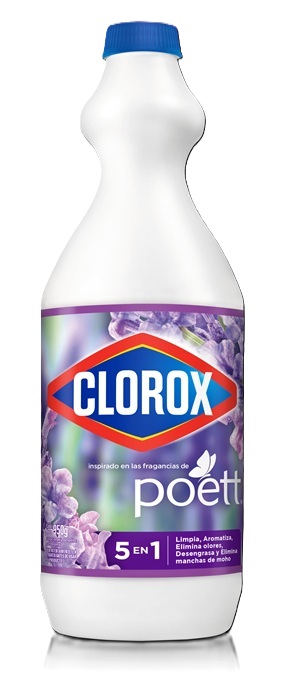 Cloro Líquido Flores de Lavanda Clorox ( 3 x 950 G )