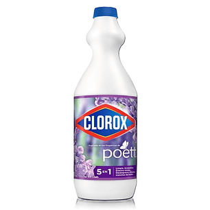 Cloro Líquido Flores de Lavanda Clorox ( 3 x 950 G )