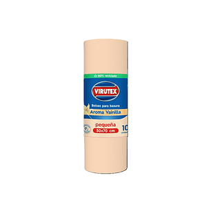 Bolsas de Basura Aroma Vainilla Virutex 50 x 70 CM ( 1 Rollo )