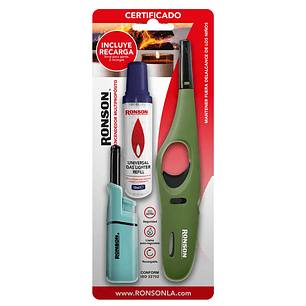 Encendedor de Cocina Pack Corto y Peque Ronson ( 12 UD )