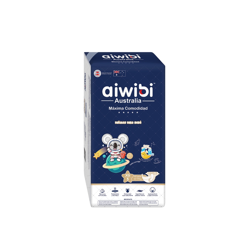 Pañal Aiwibi Máxima Comodidad XG ( 42 Pañales )