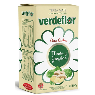 Yerba Mate Verdeflor Menta Jengibre ( 3 x 500 G )
