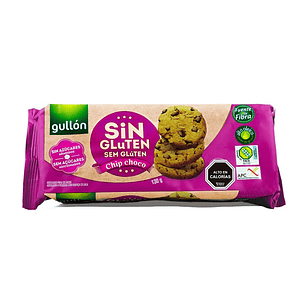 Galletas Gullón Sin Glúten Chips de Chocolate ( 3 x 125 G )