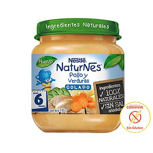 Colados Nestlé Pollo Verduras ( 6 x 115 G )
