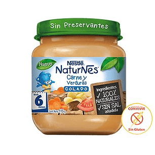 Colados Nestlé Carne Verduras ( 6 x 115 G )