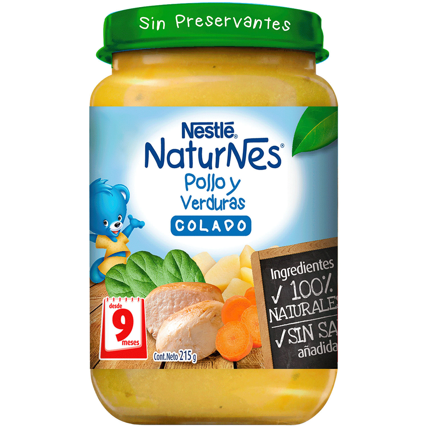 Colados Nestlé Pollo Verduras ( 6 x 215 G )