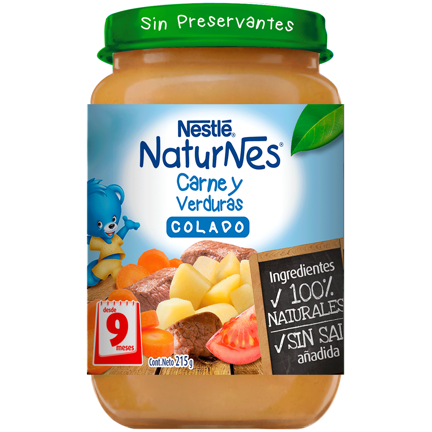 Colados Nestlé Carne Verduras ( 6 x 215 G )