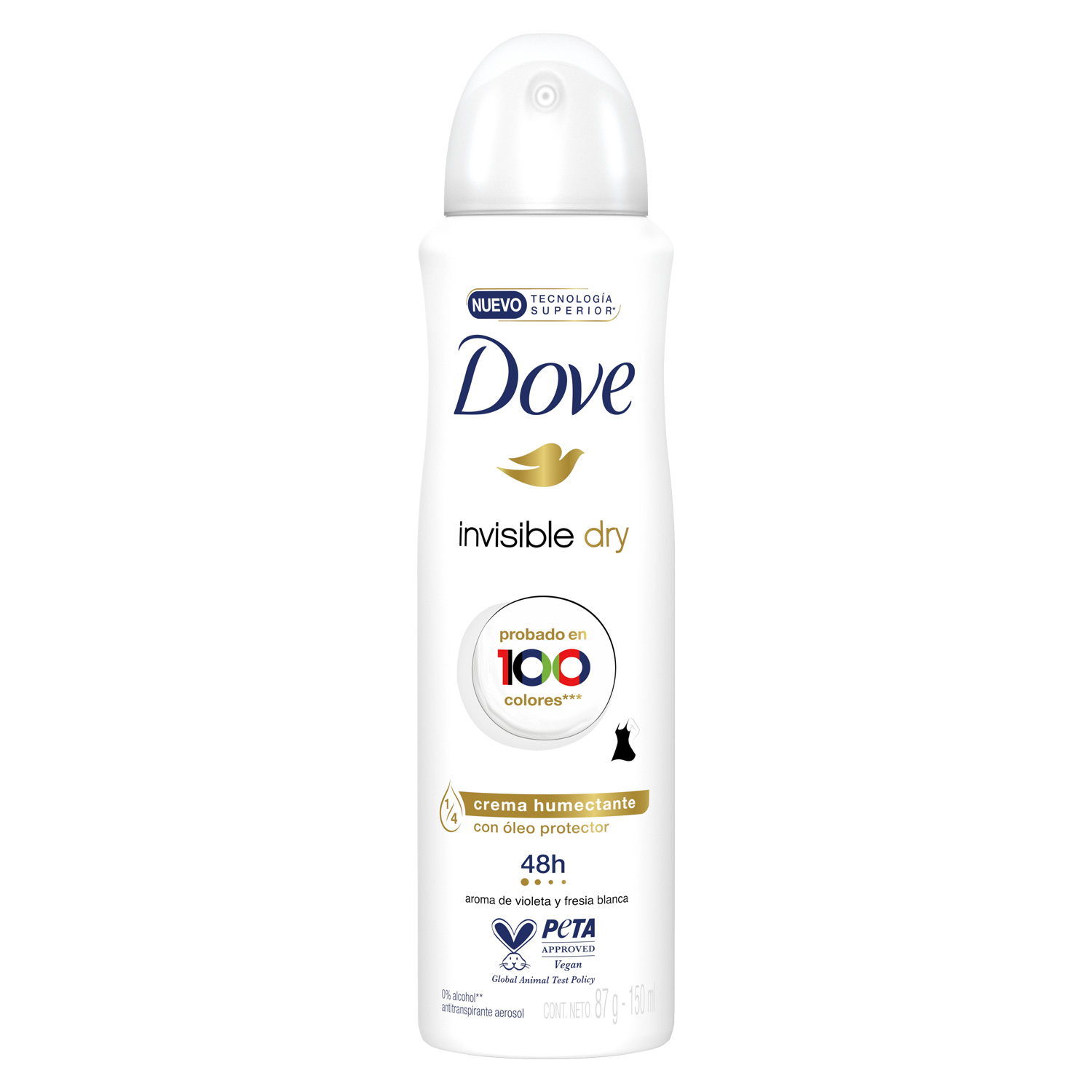 Desodorante Antitranspirante Mujer Dove Invisible Dry ( 3 x 150 ML )