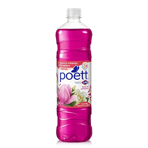 Limpiador Desinfectante Poett Flores de Primavera ( 3 x 900 ML )