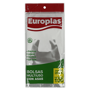 Bolsas Multiuso con Asas Europlas 20 x 30 CM ( 100 UD )