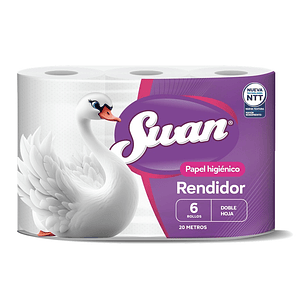Papel Higiénico Swan Rendidor 20 Metros ( 8 x 6 Rollos )