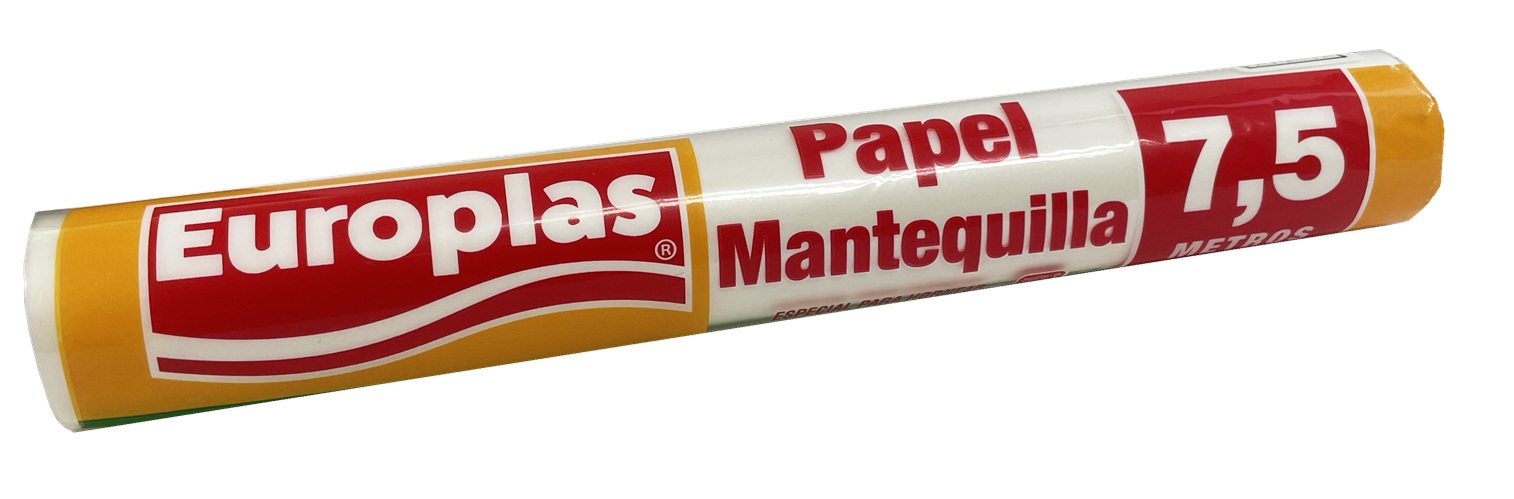 Papel Mantequilla Europlas ( 7.5 MT )