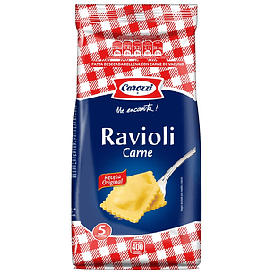 Fideos Ravioli Carne Carozzi ( 4 x 400 G )