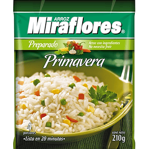 Arroz Primavera Miraflores ( 3 x 210 G )