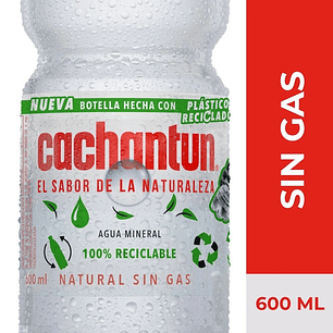 Agua Mineral sin Gas Cachantun ( 12 x 600 ML )