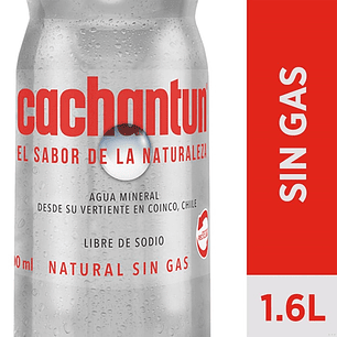 Agua Mineral Sin Gas Cachantun ( 6 x 1.6 LT )