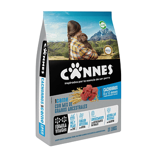 Alimento Perro Cachorro Carne y Cereal Cannes ( 18 KG )