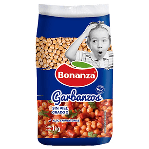 Garbanzos Pelados Bonanza ( 2 x 1 KG )