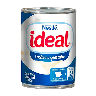 Leche Evaporada Ideal ( 2 x 390 G )