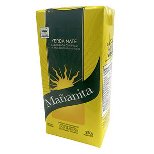 Yerba Mate Prensada con Palo Mañanita ( 2 x 250 G )