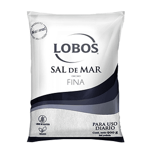 Sal de Mar Fina Lobos ( 3 x 900 G )