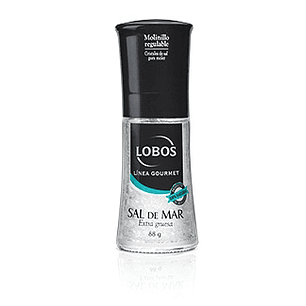 Salero Sal de Mar con Molinillo Lobos ( 88 G )