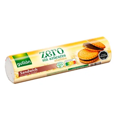Galletas Gullón Zero Sandwich de Chocolate ( 3 x 250 G )