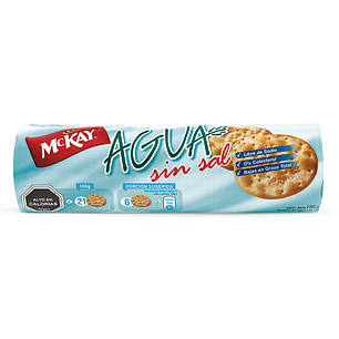 Galleta Agua Sin Sal Mckay ( 4 x 180 G )