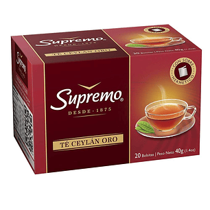Té Supremo Oro ( 4 x 20 UD )