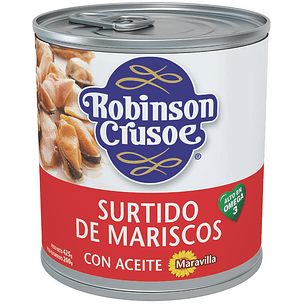 Surtido de Mariscos Robinson Crusoe Aceite ( 3 x 425 G )