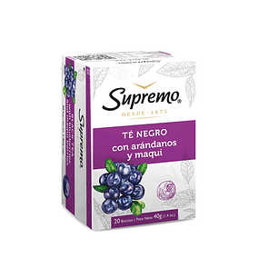 Té Supremo Ceylan Arándano y Maqui ( 4 x 20 Bolsitas )