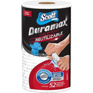 Toalla de Cocina Reutilizable Scott Duramax ( 12 x 1 Rollo )
