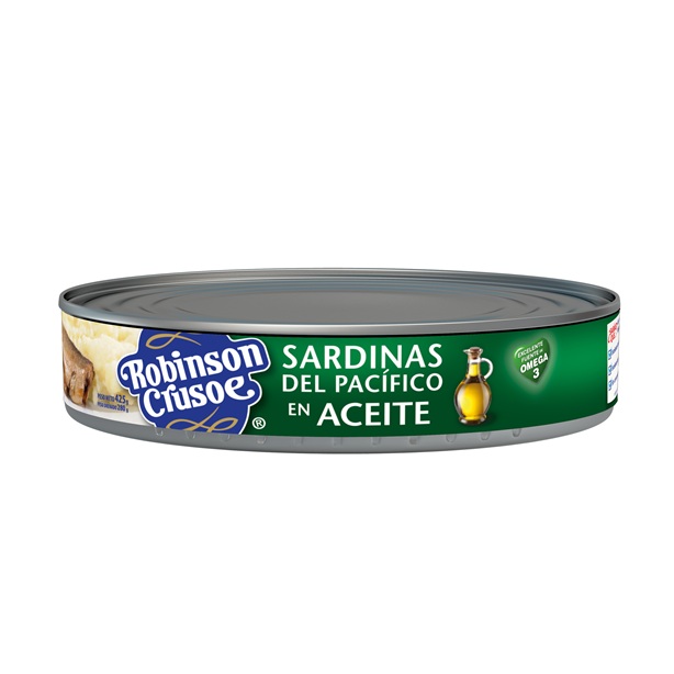 Sardinas Robinson Crusoe Aceite ( 3 x 425 G )