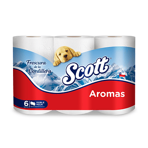 Papel Higiénico Scott Aromas ( 8 x 6 Rollos )