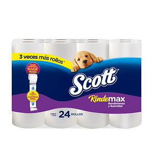 Papel Higiénico Scott Rindemax ( 3 x 24 Rollos )