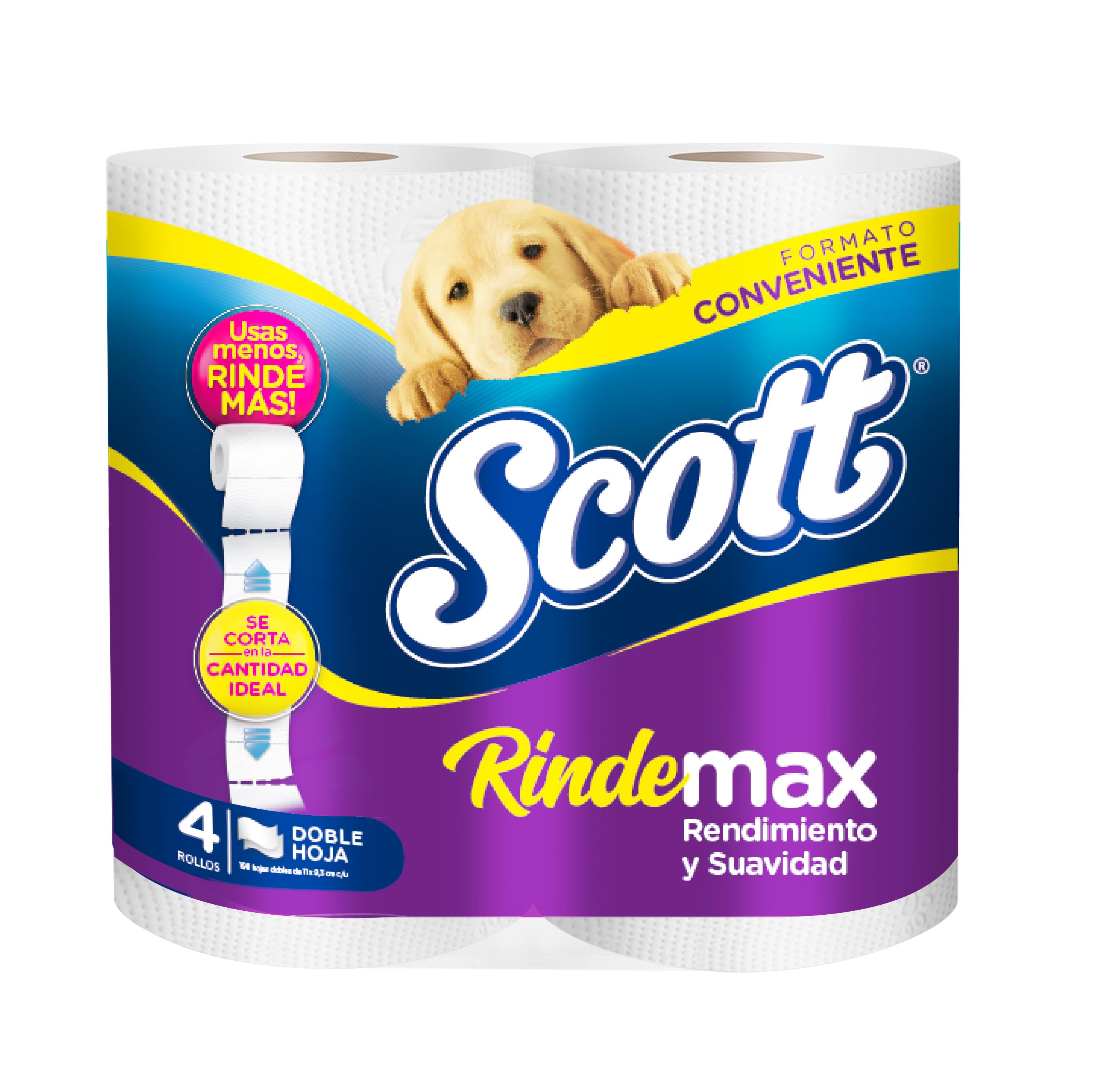Papel Higiénico Scott Rindemax ( 12 x 4 Rollos )